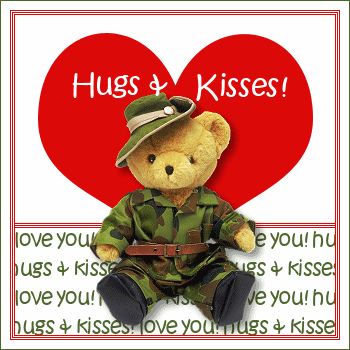 Hugs & Kisses - Cami Teddy Bear