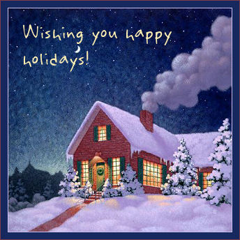 Happy Holidays - Winter Home