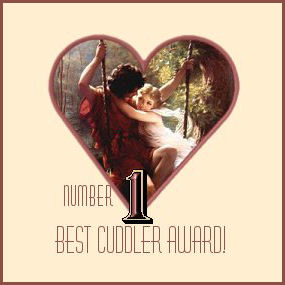 No.1 Best Cuddler Award