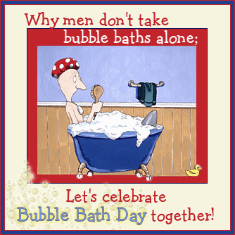 Why Men Don't Take Bubble Baths Alone