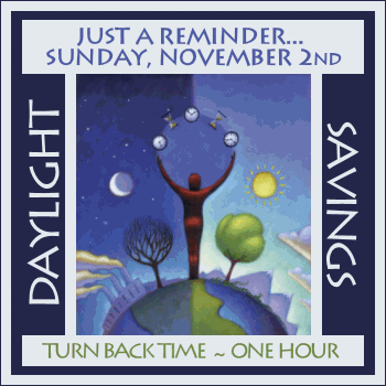Daylight Savings Reminder - Fall 2007