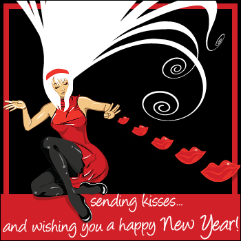 New Year's: Sending A Kiss
