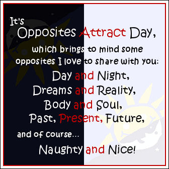 Opposites Attract Day!