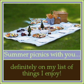 Summer Picnics With You...