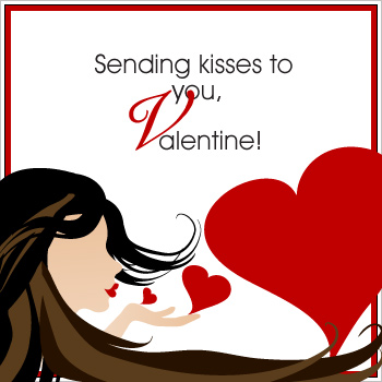 Sending Kisses Valentine
